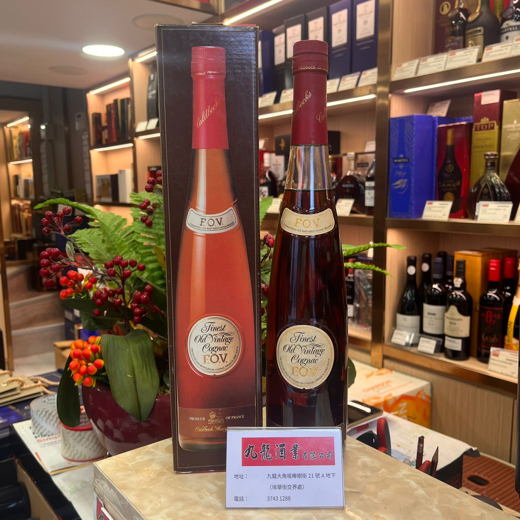 長頸FOV（廣和全紅頭）干邑700ml